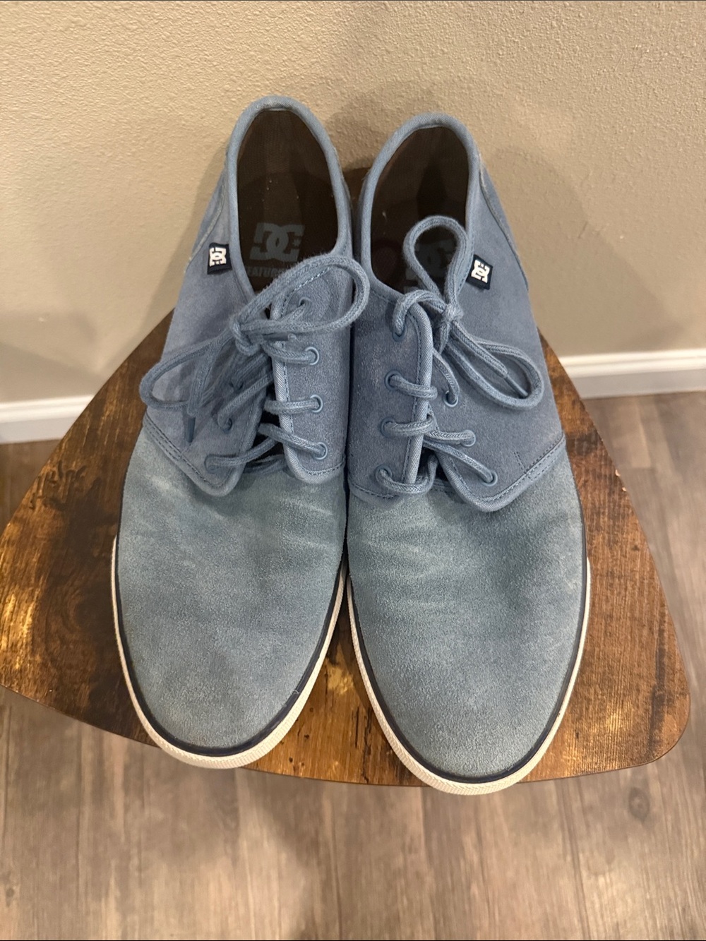 DC Men’s Light Blue Suede Chukka Boots